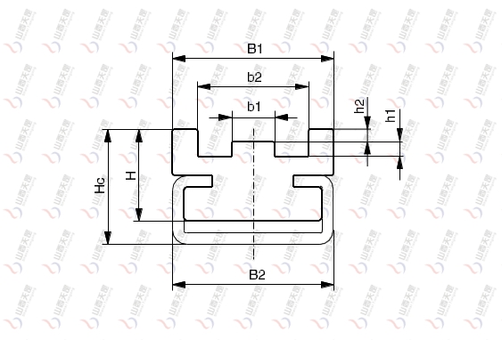 TG-CE CE型鋼槽鏈條導軌