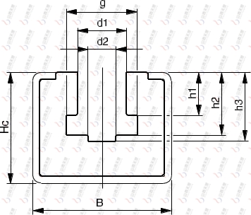 TG-CKG CKG型單排帶鋼槽鏈條導軌